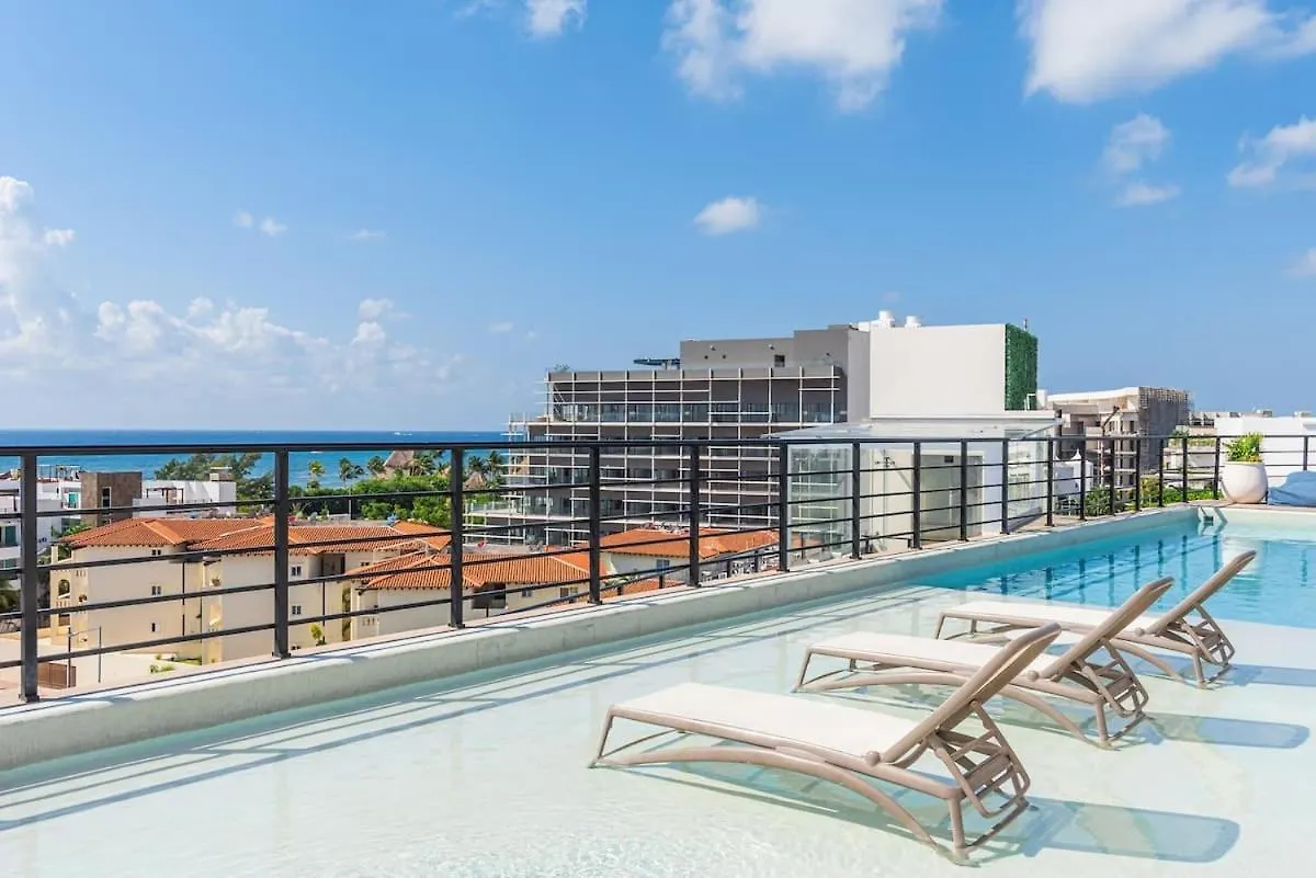 Oceanview 1-Br Beach Condo Playa del Carmen 0*,